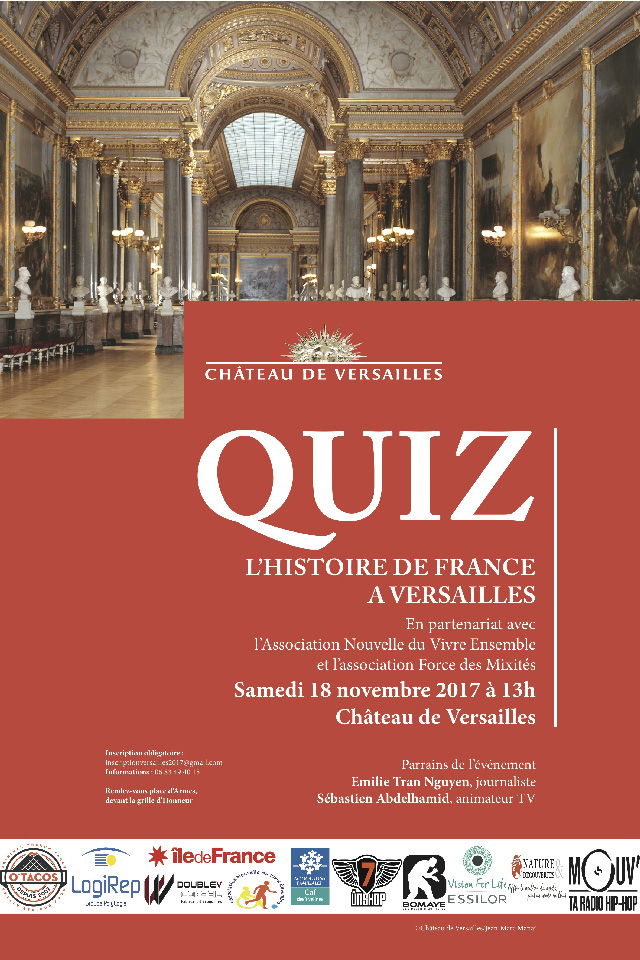 Stains Espoir au Quiz géant sur l’histoire de France au Château de Versailles